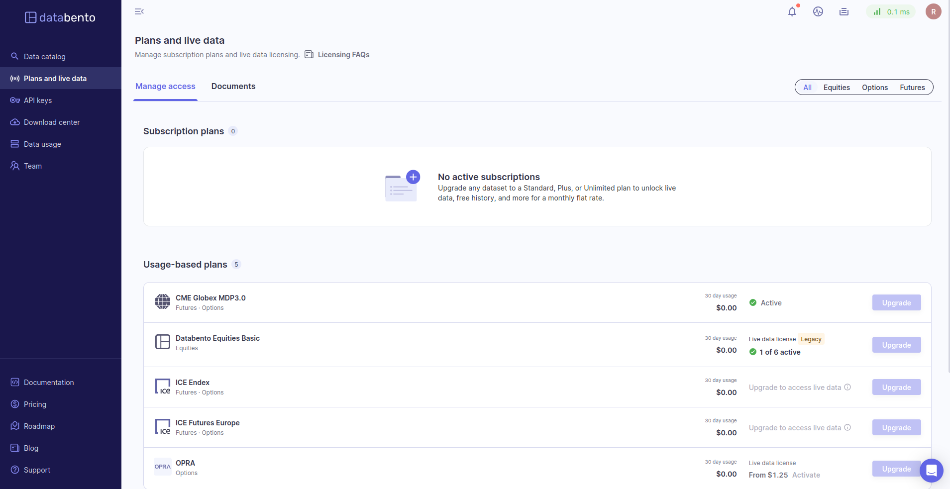 Live data portal