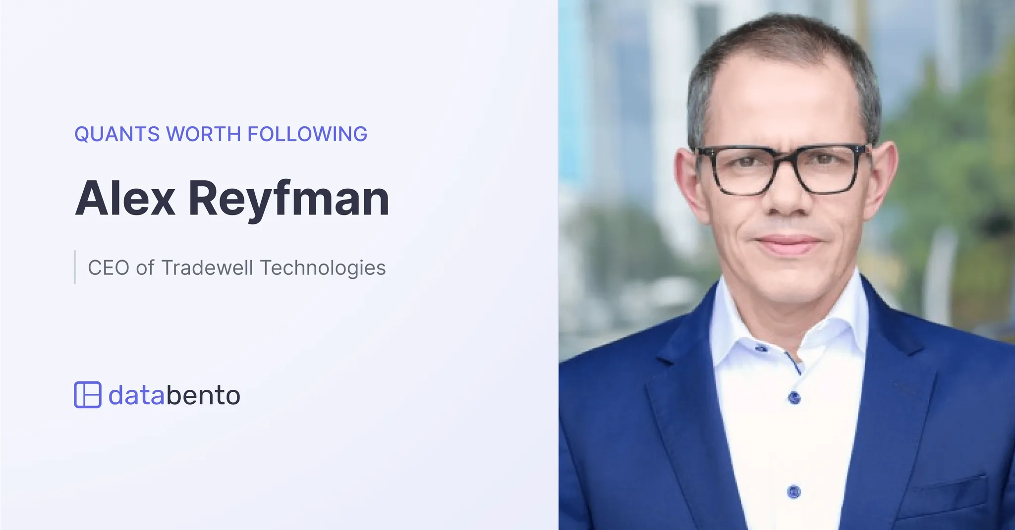 Title picture for Quants worth following: Alex Reyfman