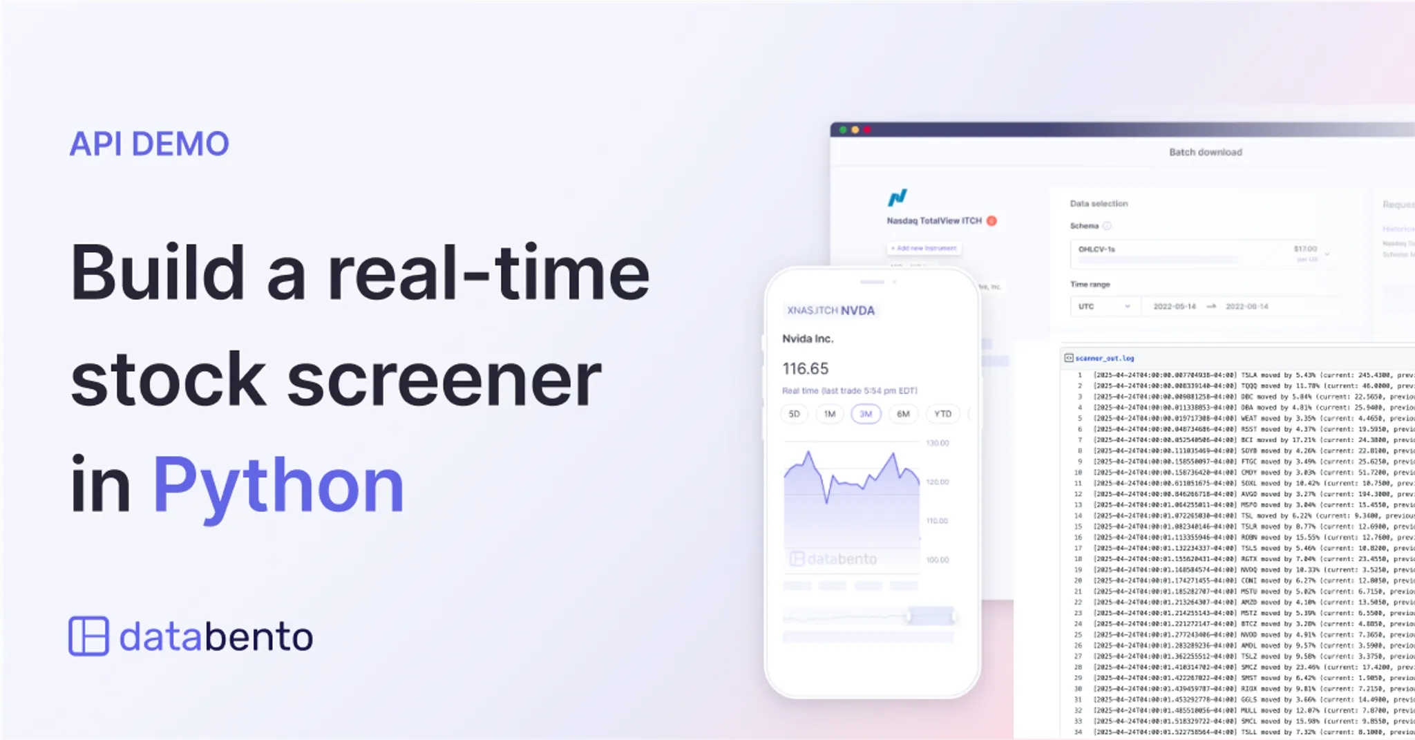 Title picture for Build a fast, real-time stock screener in Python