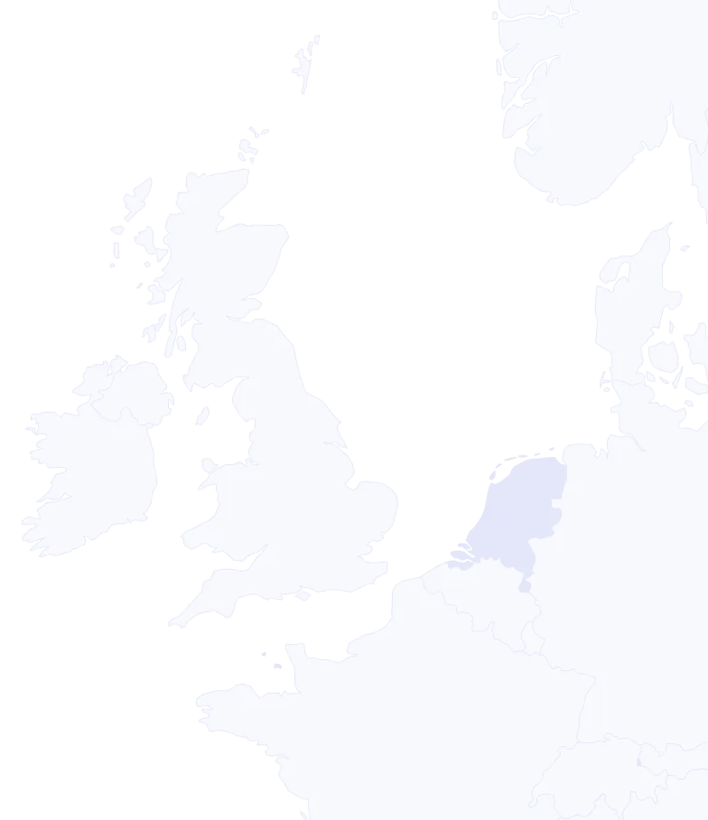 Dutch Power Base Futures outline map