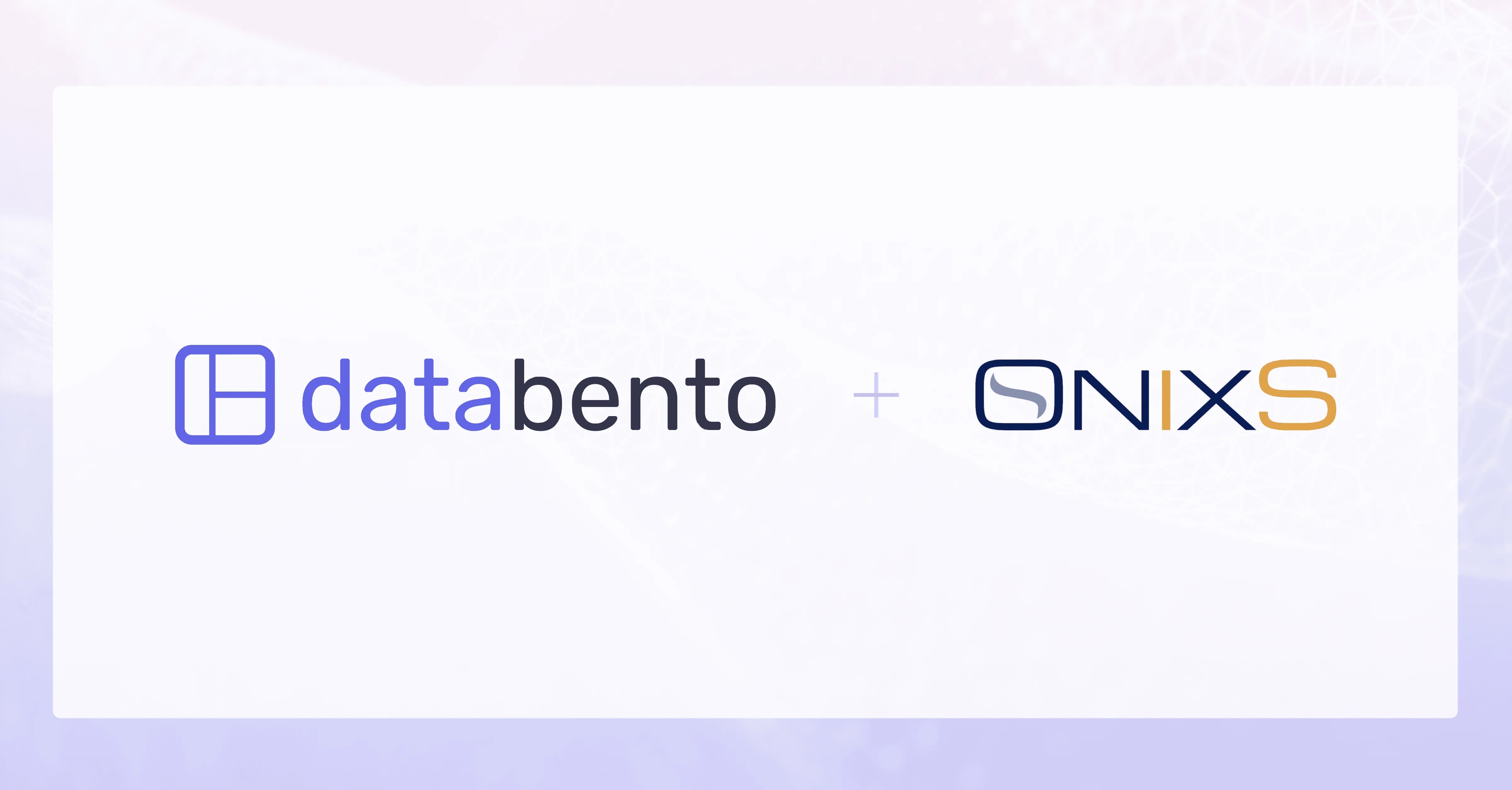 Title picture for Databento's PCAPs are officially supported by OnixS
