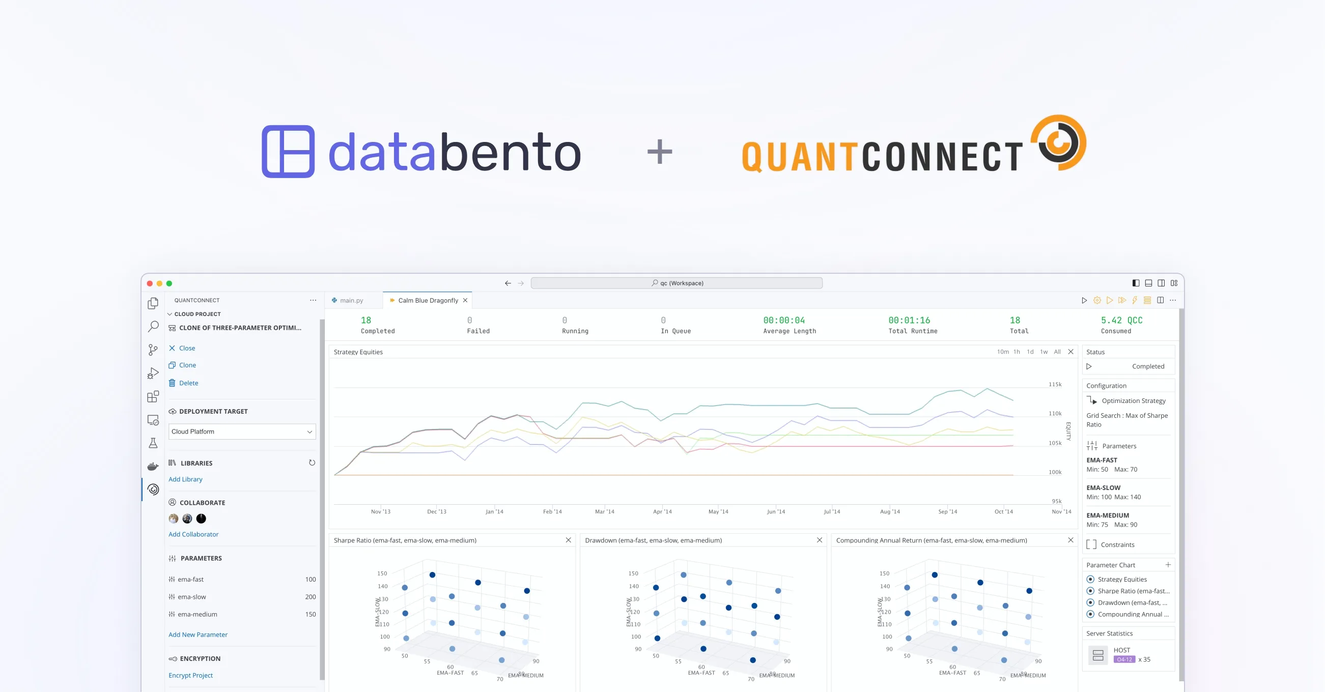 Title picture for Databento is now available in QuantConnect's LEAN engine