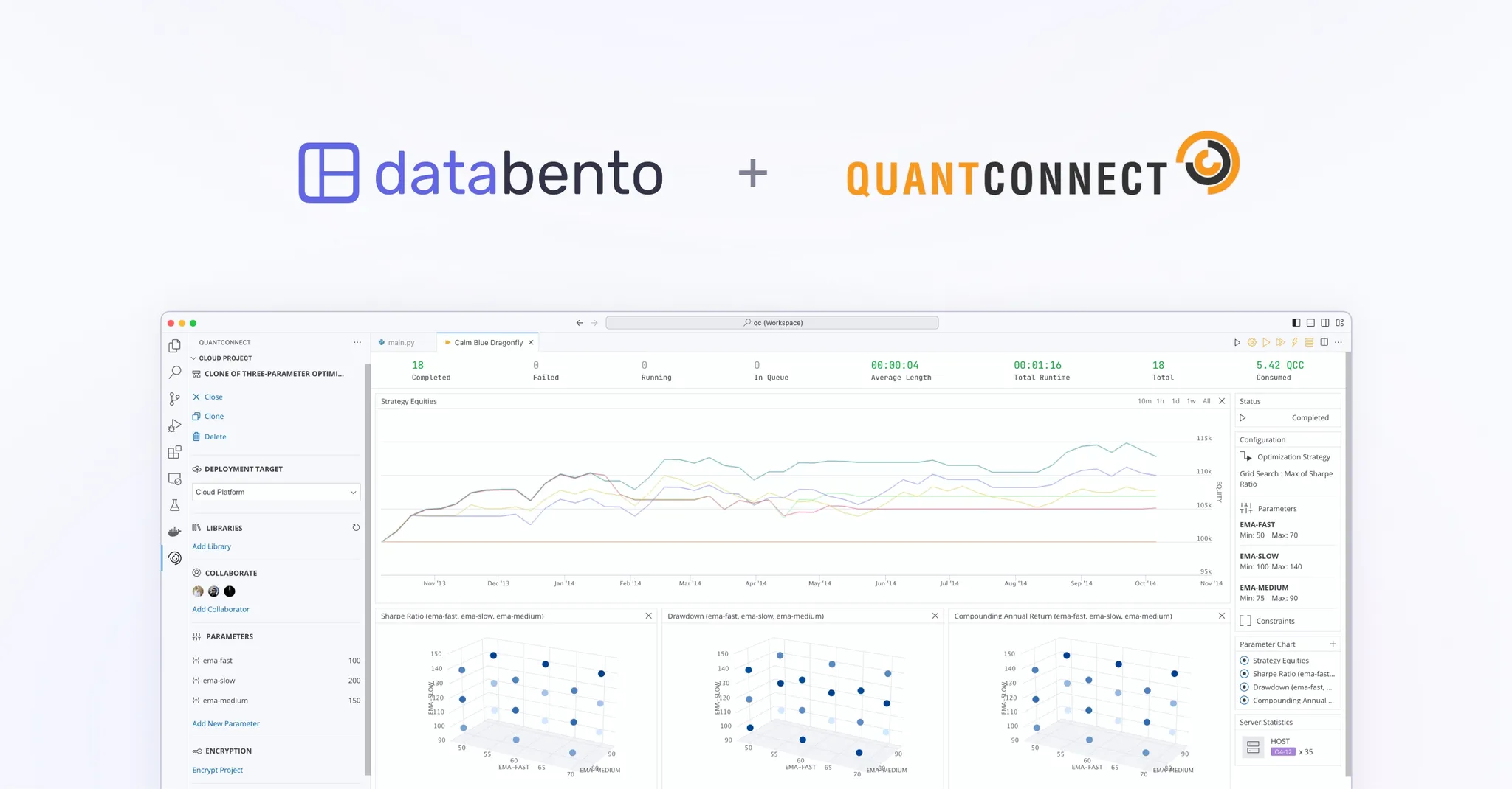 Title picture for Databento now available in QuantConnect's LEAN engine