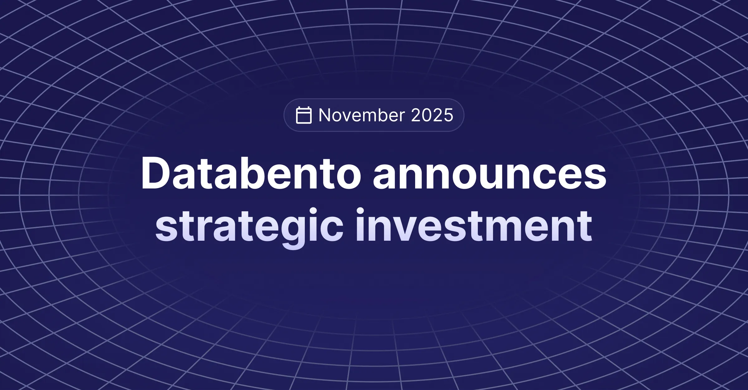 Title picture for Databento announces strategic investment