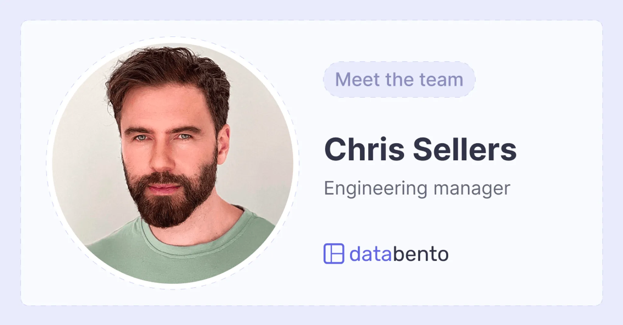 Title picture for Meet the team: Chris Sellers, engineering manager