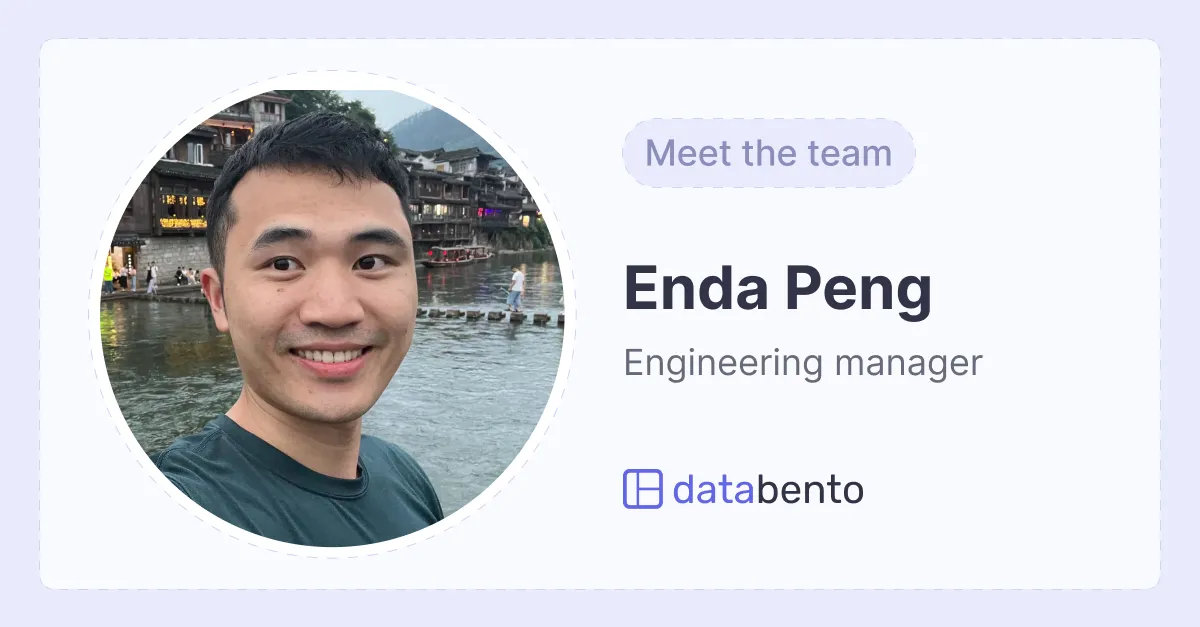 Title picture for Meet the team: Enda Peng, engineering manager