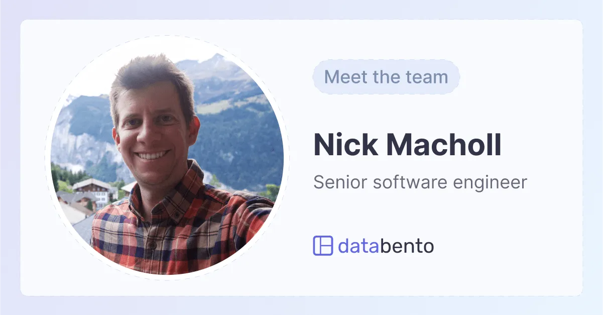 Title picture for Meet the team: Nick Macholl, senior software engineer
