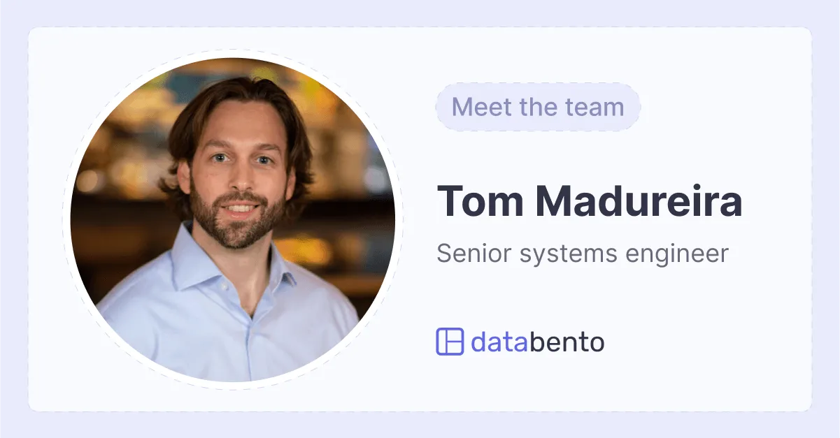 Title picture for Meet the team: senior systems engineer, Tom Madureira