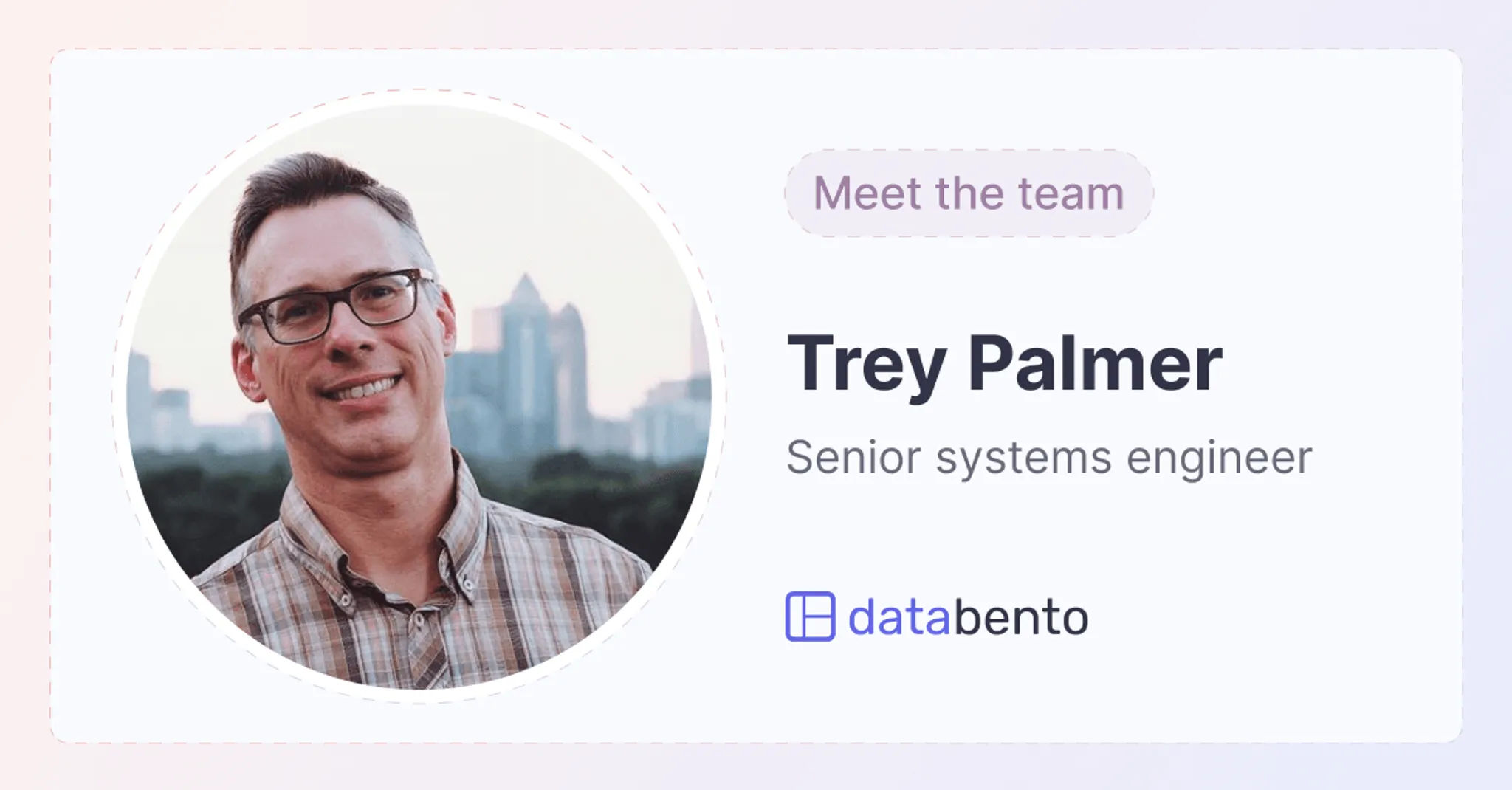 Title picture for Meet the team: Trey Palmer, senior systems engineer