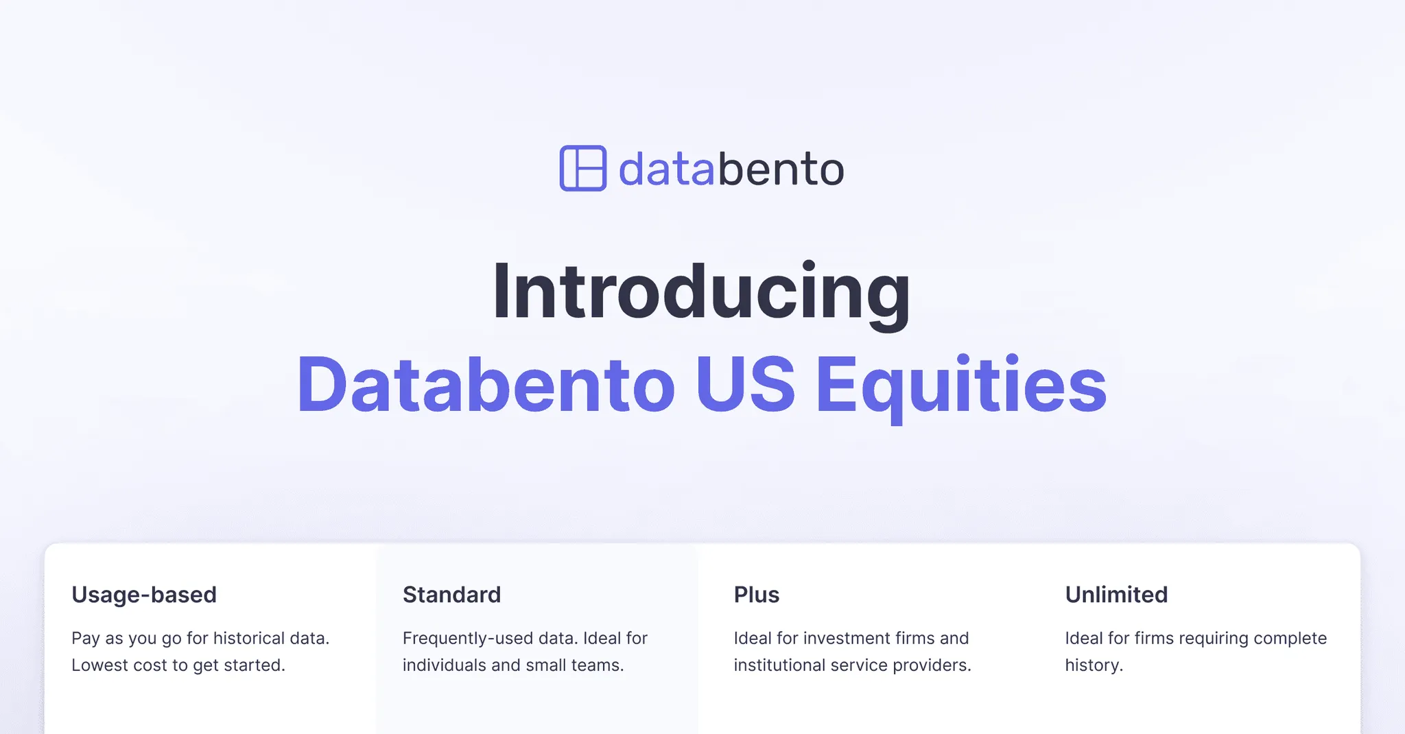 Title picture for Introducing Databento US Equities