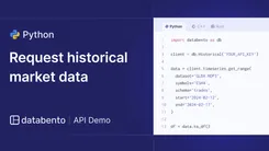 How to request historical market data using Python 