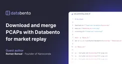 Download and merge PCAPs with Databento for market replay 