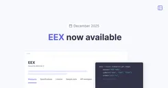 EEX now available