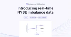 Introducing real-time NYSE imbalance data