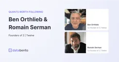 Quants worth following: Ben Orthlieb and Romain Serman