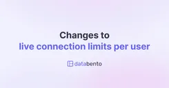 Changes to live connection limits