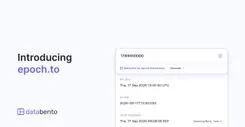 Introducing epoch.to